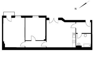 Hufelandstraße: 2-Zimmer zzgl. große Essküche, Balkon, Fernwärme & Effizienz B, maßgefertigte EBK – Hufelandstraße 23, 10407 Prenzlauer Berg, Berlin – Vorschaubild 4
