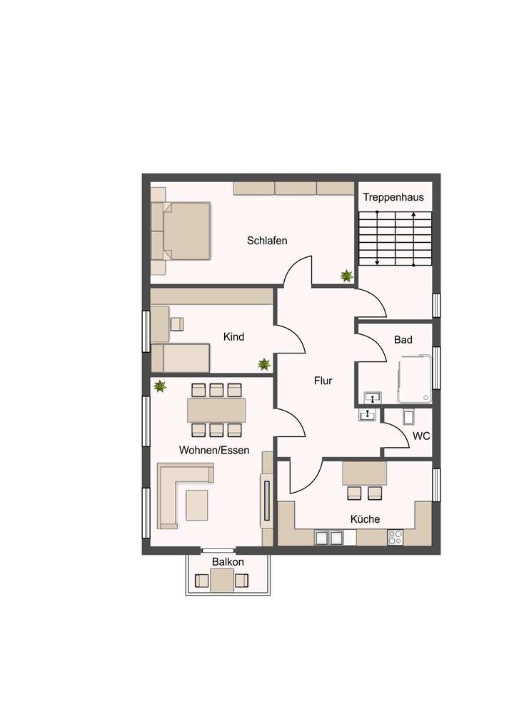 Grundriss Obergeschoss