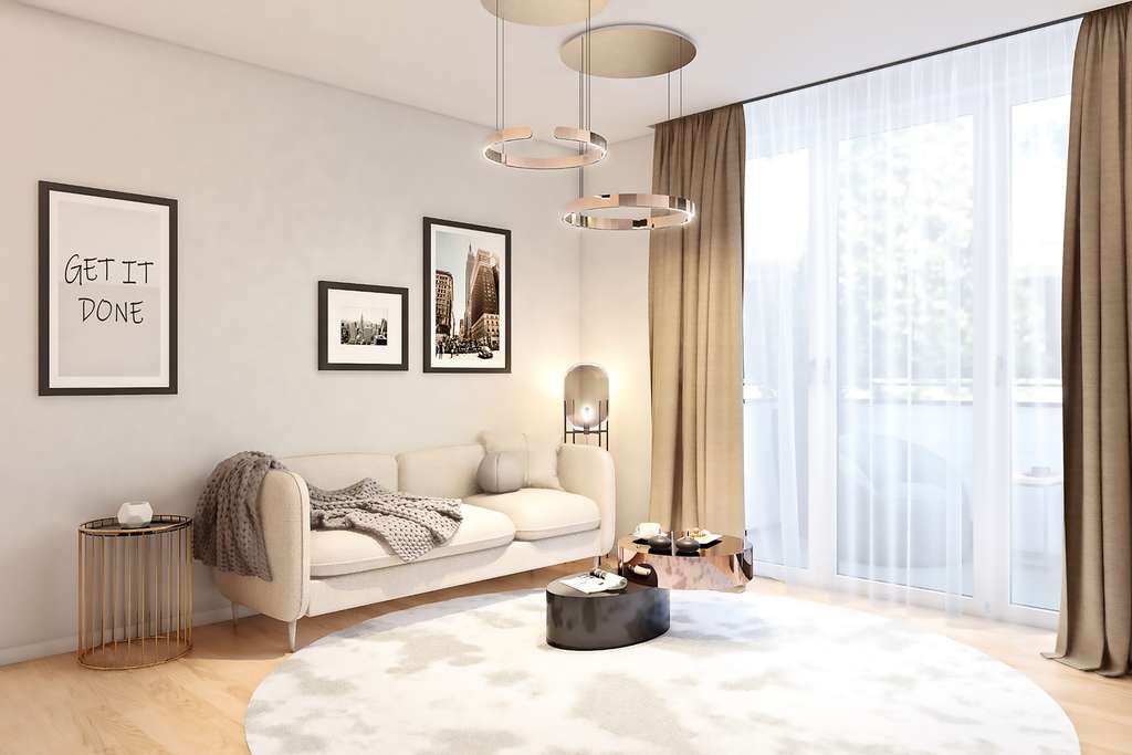 Immobilie in Oberding - Familienfreundliche 4-Zimmer-Wohnung mit Terrasse und Garten / EH 40-QNG+ / AfA 5+5 % / barrierefrei - Bild 1