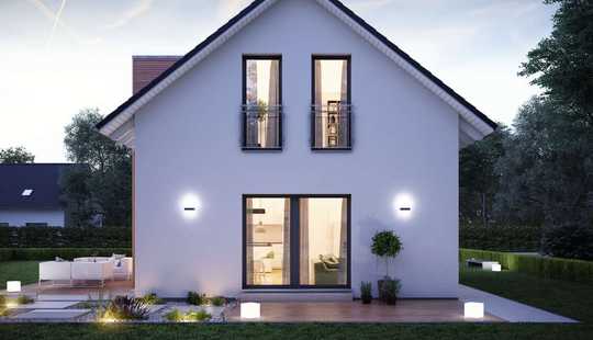 Bild von Traumhaus mit Grundstück und wer will, der packt mit an und spart viel Geld.