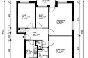 Reserviert: Charmante 4-Zimmer-Wohnung in ruhiger Lage von Hamburg-Sasel – Die vollständige Adresse der Immobilie erhältst du vom Anbieter., 22395 Sasel, Hamburg – Vorschaubild 11