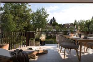 3-Zimmer-Dachterrassenwohnung mit Südausrichtung und Blick ins Grüne! – Würmtalstr. 79, 81375 Großhadern, München – Vorschaubild 4