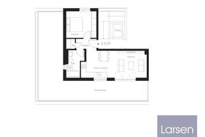 Große 2-Zimmer-Wohnung mit Dachterrasse und Einbauküche WE29 – Christliebstraße 8, 93055 Ostenviertel, Regensburg – Vorschaubild 6
