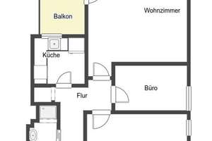 Hoch über Offenbach: Stilvolle 3-Zimmer-Wohnung mit Balkon und Skyline-Panorama – 63071 Lichtenplatte, Offenbach am Main – Vorschaubild 6
