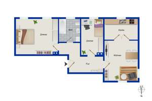 Hochwertige, kernsanierte 3-Zimmer-Altbauwohnung in Regensburg - Harting – Die vollständige Adresse der Immobilie erhältst du vom Anbieter., 93055 Burgweinting-Harting, Regensburg – Vorschaubild 14