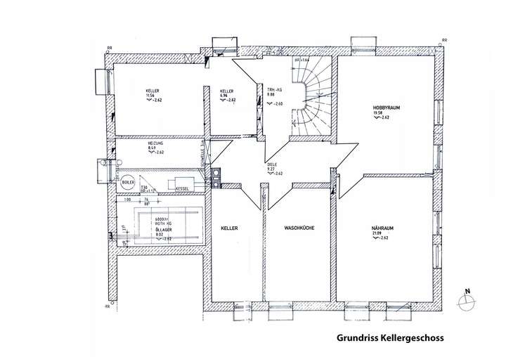 Grundriss Kellergeschoss
