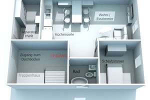 Sonniges & modern möbliertes 2 Raum-Apartment – Immelmannstr. 19, 45309 Schonnebeck, Essen – Vorschaubild 10