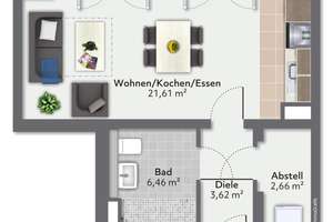 Sofort bezugsfrei: 1-Zimmer-Apartment in guter Lage – Die vollständige Adresse der Immobilie erhältst du vom Anbieter., 81541 Obere Au, München – Vorschaubild 17
