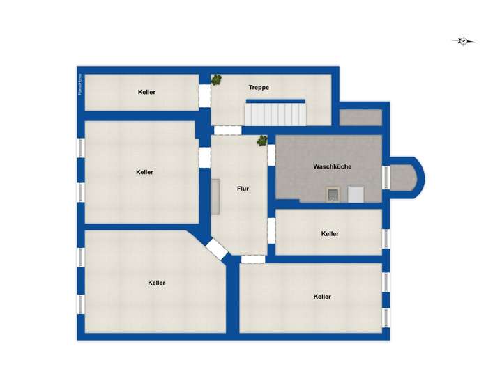 Grundriss Keller