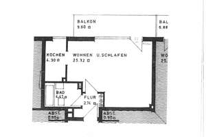 Attraktive 1-Zimmer-Wohnung – vielseitig nutzbar – Die vollständige Adresse der Immobilie erhältst du vom Anbieter., 65187 Südost, Wiesbaden – Vorschaubild 8
