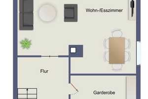 Familiengerechte Doppelhaushälfte mit Garage, Fernwärmeheizung, in beliebter Wohnlage samt sehr gute – Mannheim – Vorschaubild 3