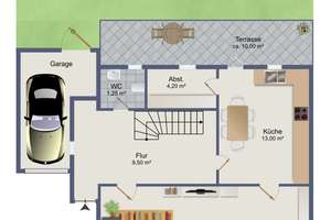 Ein Haus mit viel Platz, guter Raumaufteilung und einem pflegeleichten Garten – ideal für Familien,  – Die vollständige Adresse der Immobilie erhältst du vom Anbieter., 52351 Innenstadt, Düren – Vorschaubild 7