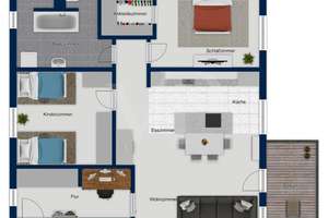 Moderne Etagenwohnung mit Kamin und grünem Weitblick – Die vollständige Adresse der Immobilie erhältst du vom Anbieter., 12621 Kaulsdorf, Berlin – Vorschaubild 21