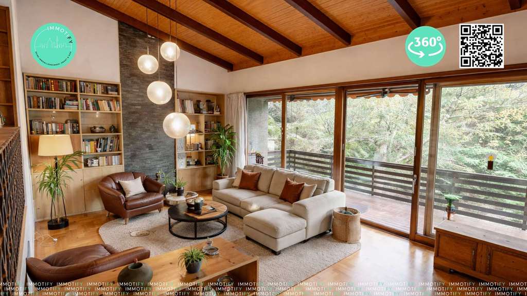 Immobilie in Marxzell - Unverwechselbar, Stilprägend und Außergewöhnlich: Architektenhaus in einzigartiger Waldrandlage - Bild 0