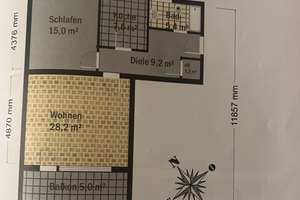 Freie 2-Zimmer-ETW mit großem Südwestbalkon, Aufzug und TG-Stellplatz im Kaufpreis enth – Im Stöckig 65, 90765 Ronhof, Kronach, Fürth – Vorschaubild 12