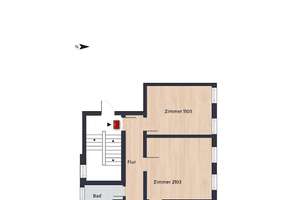Kleines Zimmer 11,99 m² innerhalb einer 3er-WG // 2.OG links – Kleiststr. 11, 38440 Stadtmitte (Ortsteil), Wolfsburg – Vorschaubild 9