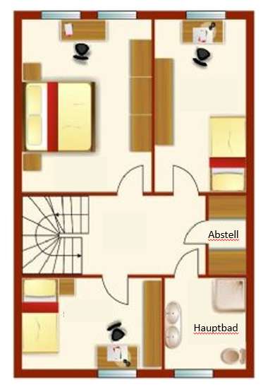 Grundriss Obergeschoss