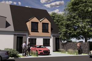 Reiheneckhaus, Effizienzklasse A+, KfW 40 mit PV-Anlage, Keller, Fußbodenheizung und Grundstück !
