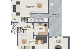 Viel Platz in zentraler Lage: Einfamilienhaus mit Wintergarten, Garten und Garage – Die vollständige Adresse der Immobilie erhältst du vom Anbieter., 22147 Rahlstedt, Hamburg – Vorschaubild 19