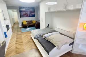 Ruhiges sonniges 1-Zimmer Apartment mit Balkon in Bogenhausen – Normannenplatz 2, 81925 Herzogpark, München – Vorschaubild 6
