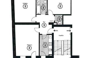 3-Zi-Wohnung mit Balkon in Leipzig-Altlindenau – Die vollständige Adresse der Immobilie erhältst du vom Anbieter., 4177 Altlindenau, Leipzig – Vorschaubild 8