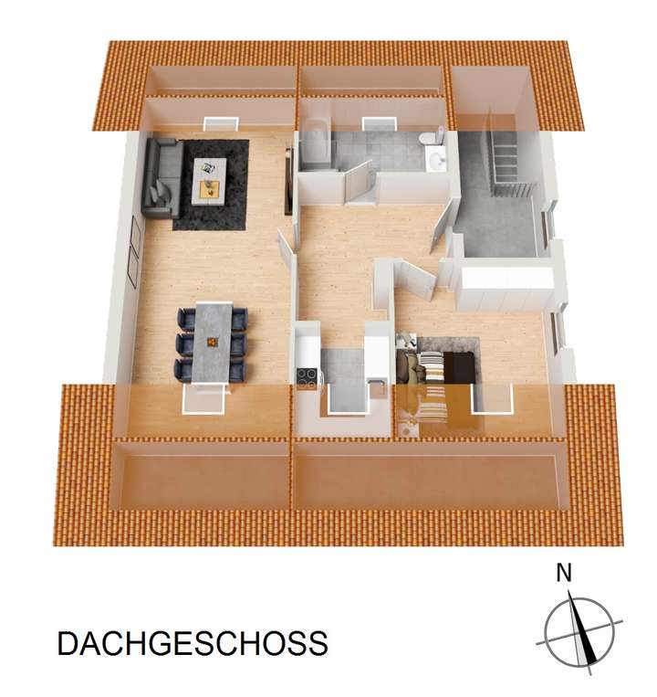 Grundriss 3D DG