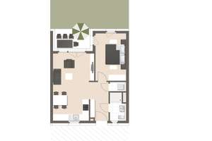 BESICHTIGUNG, Sonntag 11-13 Uhr - Helle 2-Zimmer Wohnung im Erdgeschoss mit Garten! (02)