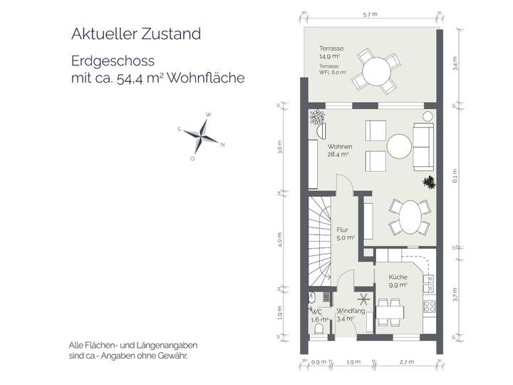 Grundriss aktuell EG