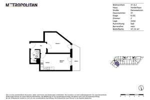 Parkblick am Gleisdreieck: 2-Zimmer-Wohnung mit Balkon, EBK, 6. OG – ab sofort – Dennewitzstraße 41, 10785 Tiergarten, Berlin – Vorschaubild 9