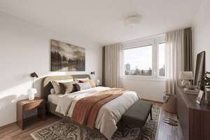 Moderne 4-Zimmer-Wohnung mit Einbauküche, Balkon & Garage in Regensburg! – 93057 Reinhausen, Regensburg – Vorschaubild 9