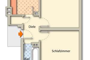 Gemütlich! Praktisch! Top 2,5 Raum Wohnung in GE-Schalke! Weißes Bad! Renoviert!! – Hülsmannstraße 2, 45881 Schalke-Nord, Gelsenkirchen – Vorschaubild 6