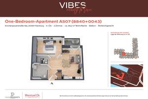 Rollstuhlgerechtes One-Studio-Apartment mit Balkon - Wentzel Dr. – Kirchenpauerstraße 15a, 20457 HafenCity, Hamburg – Vorschaubild 12