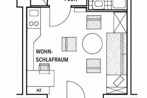 1-Zimmer Wohnung Nähe Uni Bielefeld  – Wertherstraße 144, 33615 Schildesche, Bielefeld – Vorschaubild 2