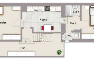 Renditekracher mit Konzept: Reihenmittelhaus mit 6 Zimmern und attraktiver Einzelvermietungsstruktur – Die vollständige Adresse der Immobilie erhältst du vom Anbieter., 76187 Knielingen, Karlsruhe – Vorschaubild 26