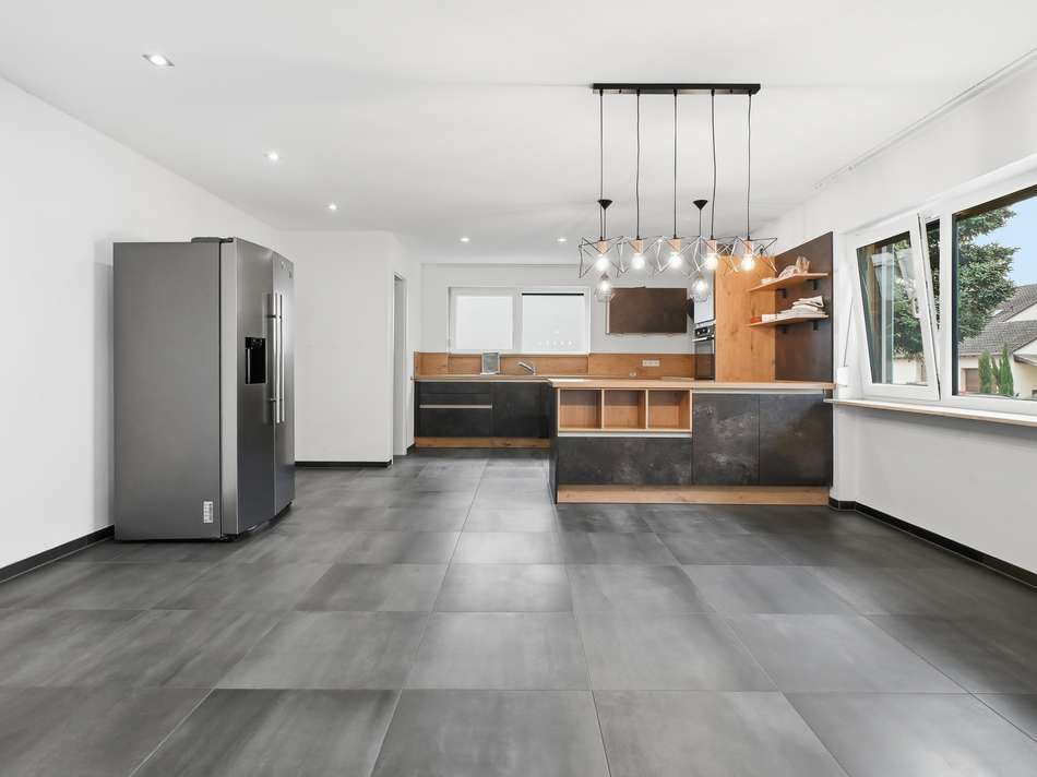 Offener Küchen- und Essbereich