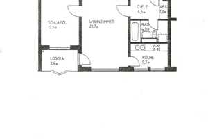 Renovierte und ruhige 2-Raum-Wohnung mit Einbauküche in München Perlach – Gustav-Heinemann-Ring 24, 81739 München – Vorschaubild 12