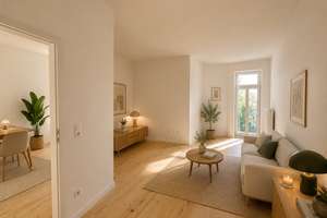 Stilvoll sanierter Altbau mit Balkon im Leipziger Süden: Erstbezug mit Echtholzdielen – Biedermannstraße 109, 4277 Connewitz, Leipzig – Vorschaubild 5