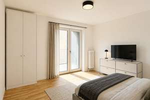 Erstbezug nach Sanierung: hochwertige 2-Zimmer-Wohnung mit Einbauküche und Balkon – Die vollständige Adresse der Immobilie erhältst du vom Anbieter., 40227 Oberbilk, Düsseldorf – Vorschaubild 3