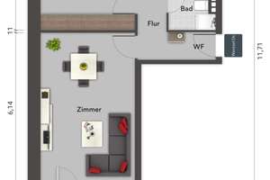 modernisierte Erdgeschosswohnung zum Kauf in Hamburg Alsterdorf - Wentzel Dr – Orchideenstieg 10a, 22297 Alsterdorf, Hamburg – Vorschaubild 2