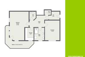 Helle 2-Zimmerwohnung mit Balkon und Tiefgarage – Die vollständige Adresse der Immobilie erhältst du vom Anbieter., 85055 Nordost, Ingolstadt – Vorschaubild 8