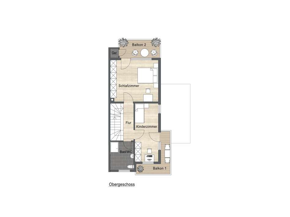 Grundriss Obergeschoss