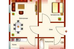 ** Gepflegtes 3-Familienhaus in gefragter Lage von Burgdamm ** – Kellerstraße 23, 28717 Burgdamm, Bremen – Vorschaubild 36