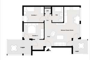 WE163 | Helle 3-Zimmer-Wohnung mit EBK und zwei Loggien im Inneren Westen. Frei ab 01.08. – Die vollständige Adresse der Immobilie erhältst du vom Anbieter., 93049 Westenviertel, Regensburg – Vorschaubild 17
