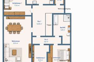 162 m² am Eilbek-Kanal | Erstbezug nach Sanierung | TG-Stellplatz optional – Die vollständige Adresse der Immobilie erhältst du vom Anbieter., 22089 Eilbek, Hamburg – Vorschaubild 6