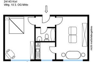 Frisch saniert: Gemütliche 2-Zimmer-Wohnung – Norddeutsche Str. 9, 24143 Kiel – Vorschaubild 12