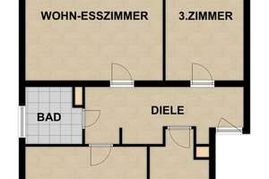 Helle, gepflegte 3-Zimmer-Wohnung in ruhiger Lage im ENERGETISCH SANIERTEN Mehrfamilienhaus – Die vollständige Adresse der Immobilie erhältst du vom Anbieter., 63110 Rodgau – Vorschaubild 11
