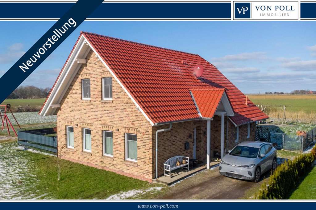 Immobilie in Hagermarsch - Wo Weitblick auf Leuchtturm trifft - Modernes Friesenhaus mit Weitblick in Hagermarsch - Bild 0