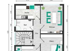 Zweifamilienhaus mit Garten in ruhiger Lage – Banatstraße 4, 66450 Bexbach – Vorschaubild 9