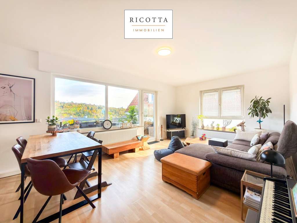 Bezugsfreie 3 Zimmer Wohnung mit Traumaussicht in Esslingen Hegensberg