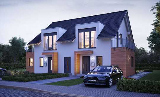   Geld sparen kann so einfach sein! Doppelhaus mit alten oder neuen Freunden bauen!